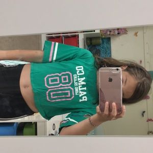 Crop top green from H&M
